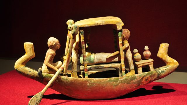 Ägypten Begräbnisboot